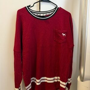 PINK Victoria's Secret Women's Red Crewneck Sweater
